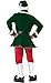Killreal Men's Adult Christmas Velvet Santa's Helper Elf Costume
