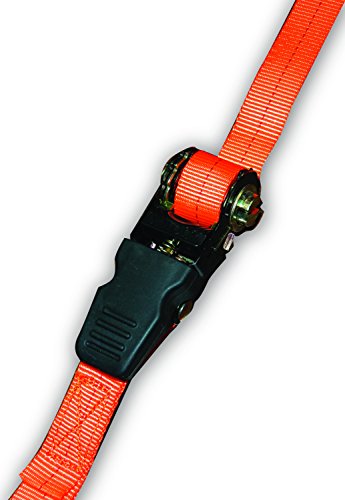 S-Line SL91 Ratchet Strap Tie Down with Padded Handle and Large S-Hooks, 1-Inch byx 15-Feet, 500-Pounds Working Load Limit, 4-Pack