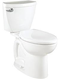 American Standard Cadet 3 Compact Right Height Elongated Flowise Two-Piece High Efficiency Toilet with 12-Inch Rough-In...