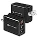 HI-CABLE Quick Charge 3.0 USB Wall Charger, (2-Pack 30W 3-Port) Adaptive Fast Charger Compatible with Samsung Galaxy S10 S10e S9 S8 Plus S7 S6, Note 9/8, Phone XR/XS/8 7 6 Plus, LG G8 V30, Moto Z Z3