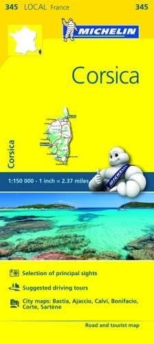 Corse-du-Sud, Haute-Corse - Michelin Local Map 345: Map (Michelin Local Maps)