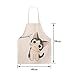 Cat Pattern Apron for Kids,Cute Cartoon Apron,Kitchen Apron,Burlap Cotton Kids Boys or Kids Girls Apron for Cooking Baking BBQ