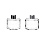 2Pcs 50ml/1.7oz Glass Diffuser Bottles Aroma