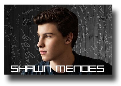 Poster shawn mendes illuminate handwritten promo 11 x 17 wide1