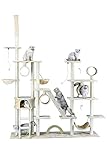 Go Pet Club Cat Tree Condo Furniture, 108-Inch, Beige