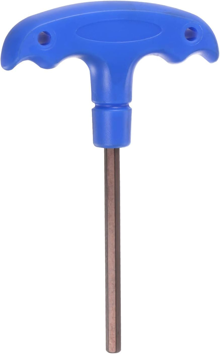 TOP-VIGOR 1Pcs H5 T-Handle Hex Key Wrench, 5mm S2 Steel T-Key Inner Hexagon Spanner Allen Key Allen Key Repair Tool