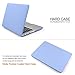 iDOO Soft Touch Plastic Hard Matte Case ONLY for MacBook Pro 13 inch with Retina Display No CD Drive (A1425 / A1502) - Serenity Blue