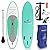 SereneLife Inflatable Stand Up Paddle Board (6 Inches Thick) Universal SUP Wide Stance w/ Bottom Fin for Paddling and Surf Control | Non-Slip Deck | Youth and Adult