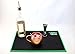 Trifecta Barware Bar Mat 18 x 12 Inches | Non-Slip Service and Spill Mat | Black with Green Edge and Logo