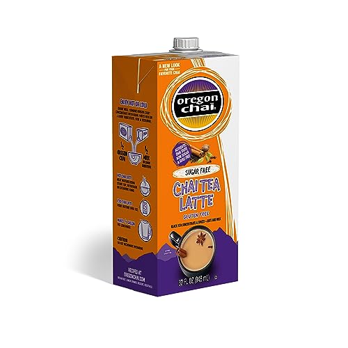 OREGON CHAI SUGAR FREE CHAI CONCENTRATE, 32 FLUID OUNCE (PACK OF 1)