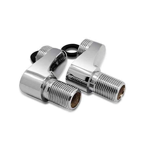 image for Set of 2 NUZAMAS BathTub Tap Adapter, Adjustable Swing Arm, 3/4
