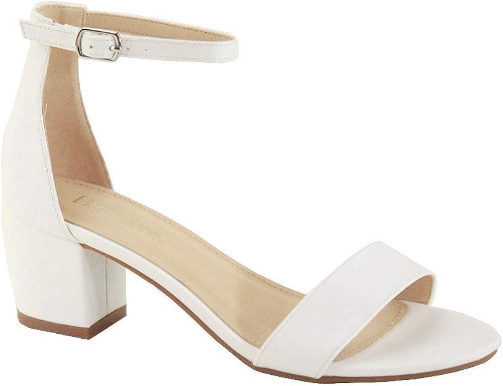 white block heel strappy sandals