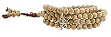 Handmade Tibetan Elastic String 7mm Lotus Seed 108 Prayer Beads Wrap Bracelet Mala