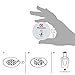 Bottle Glorifier,Bottle Light Sticker by Glowseen, Led Grow Coaster for Wine Bottle, 6 Pack -Cool White