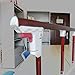 Bed Rail Safety Guard for Toddler, Elderly,Seniors, Adults, Kids Folding Bed Assist Handle Hospital Railing Bumper Bar (Light Dark Red)