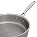 Amazon Brand – Stone & Beam Saute Pan With Lid, 3-Quart, Tri-Ply Stainless Steel