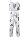 FANCYINN Women 2 Pieces Outfits Summer Jumpsuit Romper Spaghetti Strap Top and Long Pencil Pants Casual Style