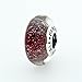 PANDORA Charm 791642 Disney Snow White Silver Charm with red Fluorescent Murano Glass