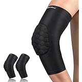 HiRui Elbow Pads, Basketball Baseball Elbow Brace Elbow Support Arm Compression Sleeve, Collision Avoidance Elbow Pad for Volleyball Cycling Football Work Out, Youth&Adult-Unisex (Pair) (Black, XL)