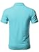 Youstar Men's Solid Short Sleeves Basic Premium Quality Side Slit Polo Shirt