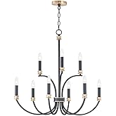 Maxim Charlton - 9 Light Chandelier -Traditional Installation
