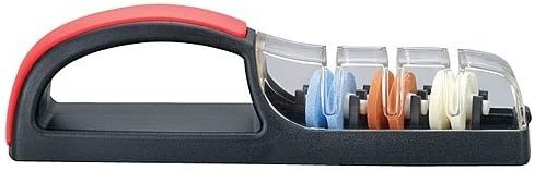 Japanese Minosharp 3 Global Ceramic Water Knife Sharpener No.550 Black Red Japan