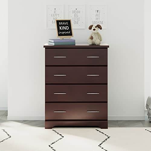 Storkcraft Brookside 4 Drawer Dresser (Espresso) GREENGUARD Gold