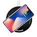 Qi Fast 10W Universal Wireless Charging Pad Aluminum Alloy Anti-Slip Strap Mat for Samsung Galaxy S8/S8+/S7 Edge/S7/Note 8/ iPhone X/ 8/ 8 Plus