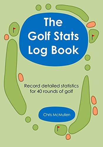 The Golf Stats Log Book: Record Detailed Statistics For 40 Rounds Of Golf libro