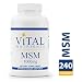 Vital Nutrients - MSM 1000 mg - Natural Form of Organic Sulfur - 240 Capsules