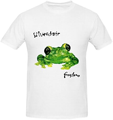 Silverchair Frogstomp Men's Soft Classic Short-Sleeve Round Neck T-Shirt White