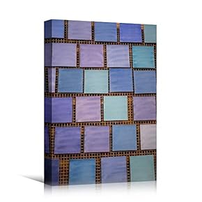 signwin Canvas Wall Art Assorted Color Squares Abstract...