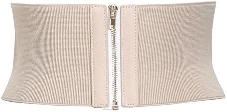 Womens Wide Elastic Stretch Waist Belt Corset Cincher Belt Trimmer Waistband