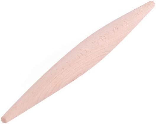 Yliquor Solid Wood Rolling Pin Beech No Paint No Wax Noodle Dumpling Dough Pressure Stick for Fondant,Pie Crust,Cookie,Pastry, Pizza