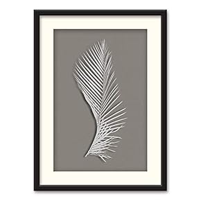 Black Paper Framed Canvas Wall Art...