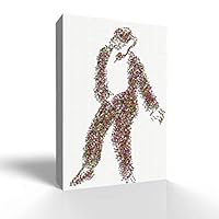 Canvas Wall Art Celebrity Portrait Canvas Prints Home Artwork Decoration for Living Room,Bedroom - 12x18 inches