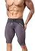 Minaso Men's Yoga Capris Mesh Quick Dry Swimwear Workout Shorts