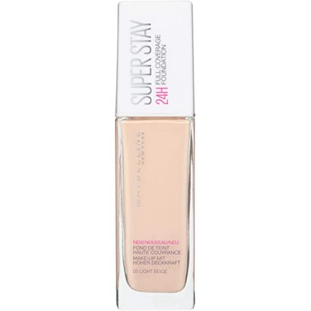 Maybelline New York Foundation, Superstay 24 Hour Longlasting Foundation, Lightweight Feel, Water and Transfer Resistant, 30 ml, Shade: 5, Light Beige — image 1