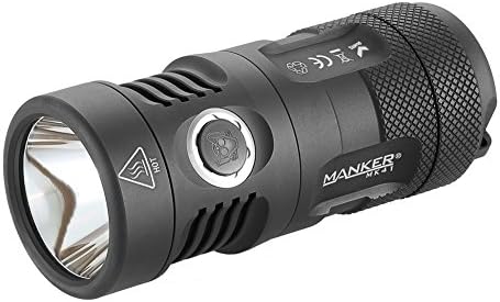 Manker MK41 2000 Lumens Cool White CREE XHP35 HD LED Flashlight Compact Searchlight Power By 4x AA / 4x 14500 Batteries (MK41 HD CW)