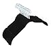 Finnhomy 50 Pack Non-Slip Clothes Hangers Heavy Duty Velvet Hanger Black with 10 Free Finger Clips