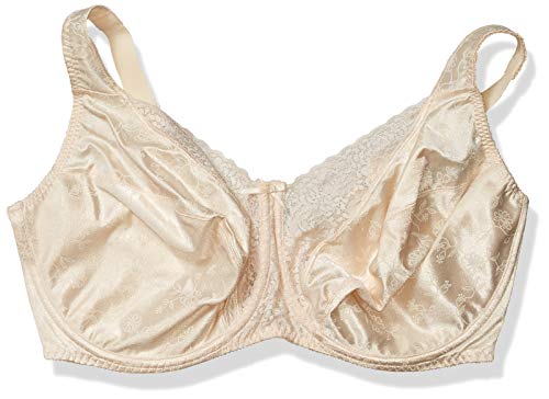 Playtex Women's Plus Size Secrets Signature Floral Bra, Natural Beige, 38C