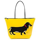 Marc Tetro Dachshund Zipper Tote