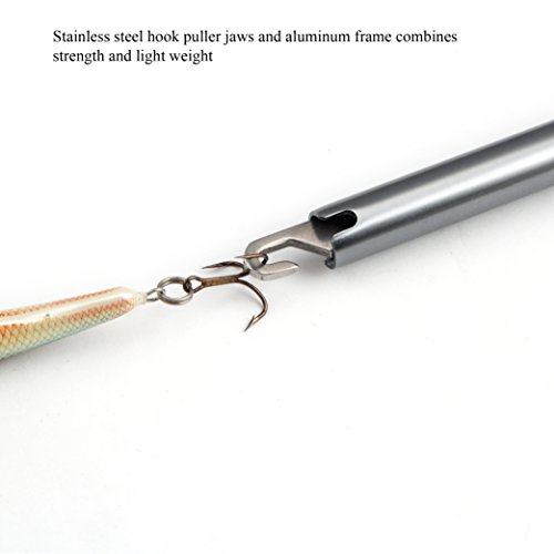image for CrazyShark Hook Remover Aluminum Fish Hook Remover Extractor 9.6in Gun