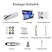 DUTISON Portable Sewing Machine, Mini Cordless Handheld Stitch Electric Household Tool for Fabric, Clothing, Kids Cloth, Home Travel Use