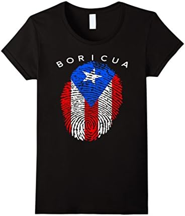 Womens Puerto Rico Shirt - PR Puerto Rican Pride - Boricua T Shirt XL Black