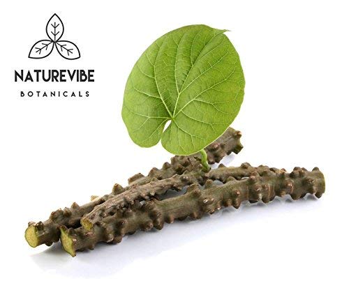 NATUREVIBE BOTANICALS GUDUCHI POWDER (8 OUNCES) – TINOSPORA CORDIFOLIA – 100% PURE & NATURAL [PACKAGING MAY VARY]