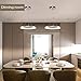 CHYING Pendant Light Modern LED Pendant Lighting 15W 3000K Contemporary Silver Circle Hanging Light Fixture for Kitchen Island Dining Room Bedroom Foyer