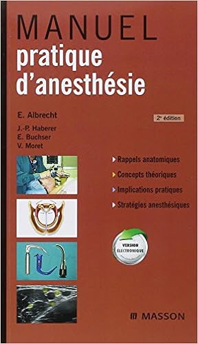 Amazon Fr Manuel Pratique D Anesthesie Albrecht Eric Haberer Jean Pierre Buchser Eric Moret Veronique Livres