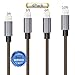 iPhone Cable SGIN, 4Pack 3FT 6FT 6FT 10FT Nylon Braided Cord Lightning Cable Certified to USB Charging Charger for iPhone 7,7 Plus,6S,6s Plus,6,6plus,SE,5S,5,iPad,iPod Nano 7 - Brown
