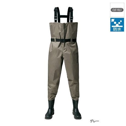 シマノ ウェーダー マックスデュラウェーダー (中丸チェストハイ・カットフェルトソールタイプ) WA-054N